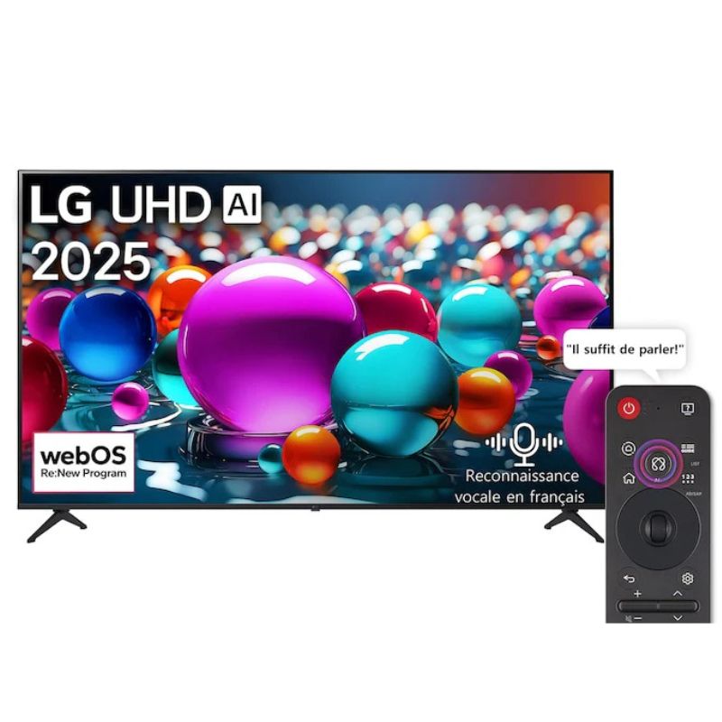 LG 55UA85006LA – Smart TV 55” 4K UHD, HDR, α5 AI 4K Gen7, ThinQ AI